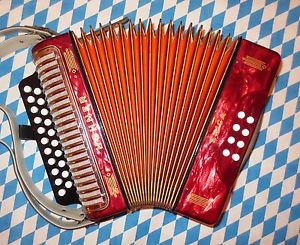 Vintage Accordion Hohner Erica in C/F - best condition - MADE IN GERMANY!!!