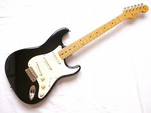 1984-87 Fender Japan ST54-115 E-serial Electric Guitar Stratocaster Black w/HC