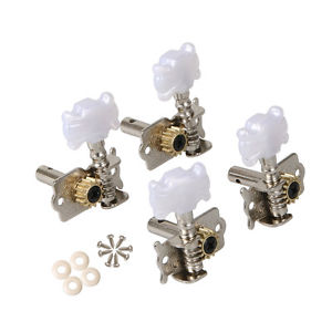 Machine Heads Ukulele Tuners Tuning Pegs 2R2L Flower Shaped for 4 String Guitar