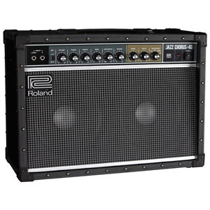 ROLAND JC-40 Jazz Chorus Guitar Combo Amplifier DEMO
