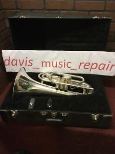 Accent Silver Marching Baritone USA (stock#663)