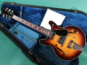 YAMAHA SA-60 "MIJ", c.1975, VG. condition Japanese vintage hollow body w/GHC