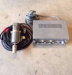 VINTAGE SONY C-37A TUBE CONDENSER MICROPHONE SET