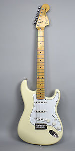 1983 Squier Stratocaster Made In Japan Olympic White Electric Guitar