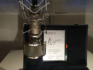 vintage NOS NEUMANN U87 anniversary microphone collectors edition.