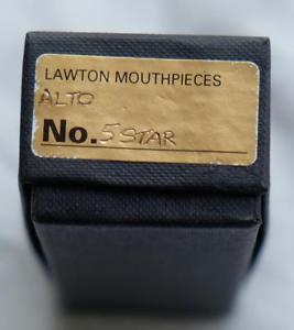 Lawton Gold plated alto sax  5* mouthpiece