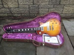 Gibson Les Paul Custom Shop 1959 Tom Murphy Aged Historic Reissue R9 Tea Burst