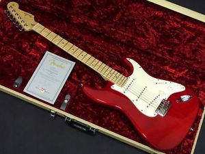 Fender Custom Deluxe Stratocaster Candy Red 2011 Electric Guitar Free Shipping