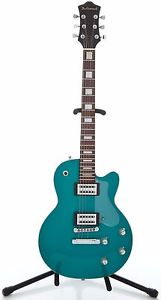 DeARMOND BY GUILD M-66 BLUES BIRD LP STYLE TEAL BODY ELECTRIC GUITAR aristocrat