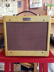 1960 Vintage Original Tweed Fender Champ Amplifier 5F1 Excellent!