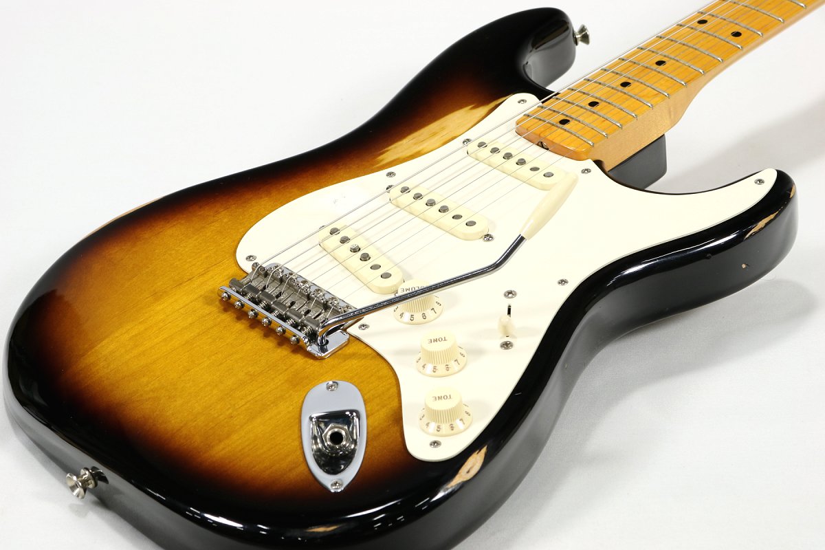 Used Fender USA / American Vintage 57 Stratocaster Thin Lacquer 2-Color Sunburst