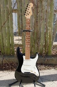 Warmoth Hardtail Strat with Fralin Blues pickups, Torres wiring harness 2015 Bla