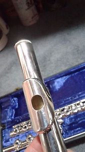 Flute Selmer Signet Solid Silver Intermediate Open Hole, B-ft, Immaculate !!