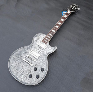 Fernandes Burny RLC-55 PLB Electric LP Style Guitar Planet Burst