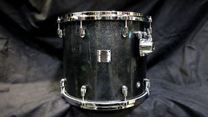 **RARE Yamaha Maple Custom Absolute Nouveau 15x13 Tom in Black Sparkle VG+