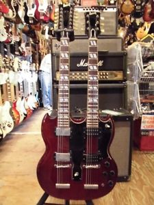 Burny RSG-140JP Cherry Electric Guitar Free Shipping from JAPAN