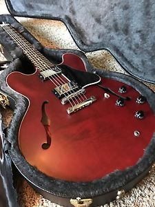 2007 Gibson ES-335 Faded Satin Cherry with Original Hardshell Case