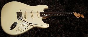 Fender Squire Stratocaster Made in Japan MIJ Olympic White Fender USA neck