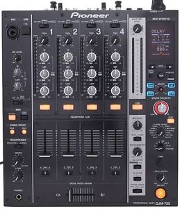 Mixer Pioneer DJM 750 K, DJM-750-K, 4 canali con effetti