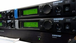 Shure ULXP4 Microphone 4 pack with UA844 Antenna Distribution System