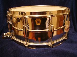 VTG 1960s Ludwig Chicago Snare Drum 14X7 Chrome ! WoW~ ! WoodStock Era !