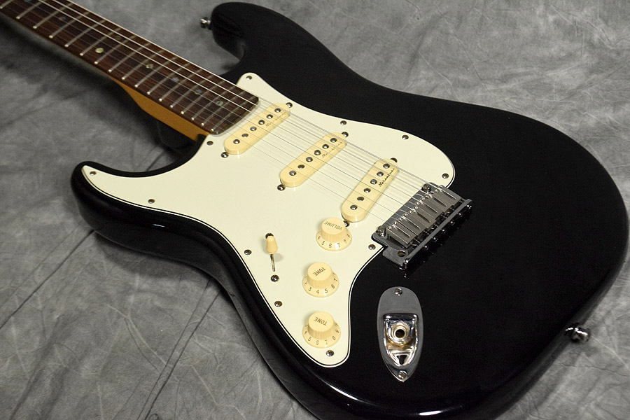 Used Fender USA Fender USA / American Deluxe Stratocaster Left Handed Black / Ro