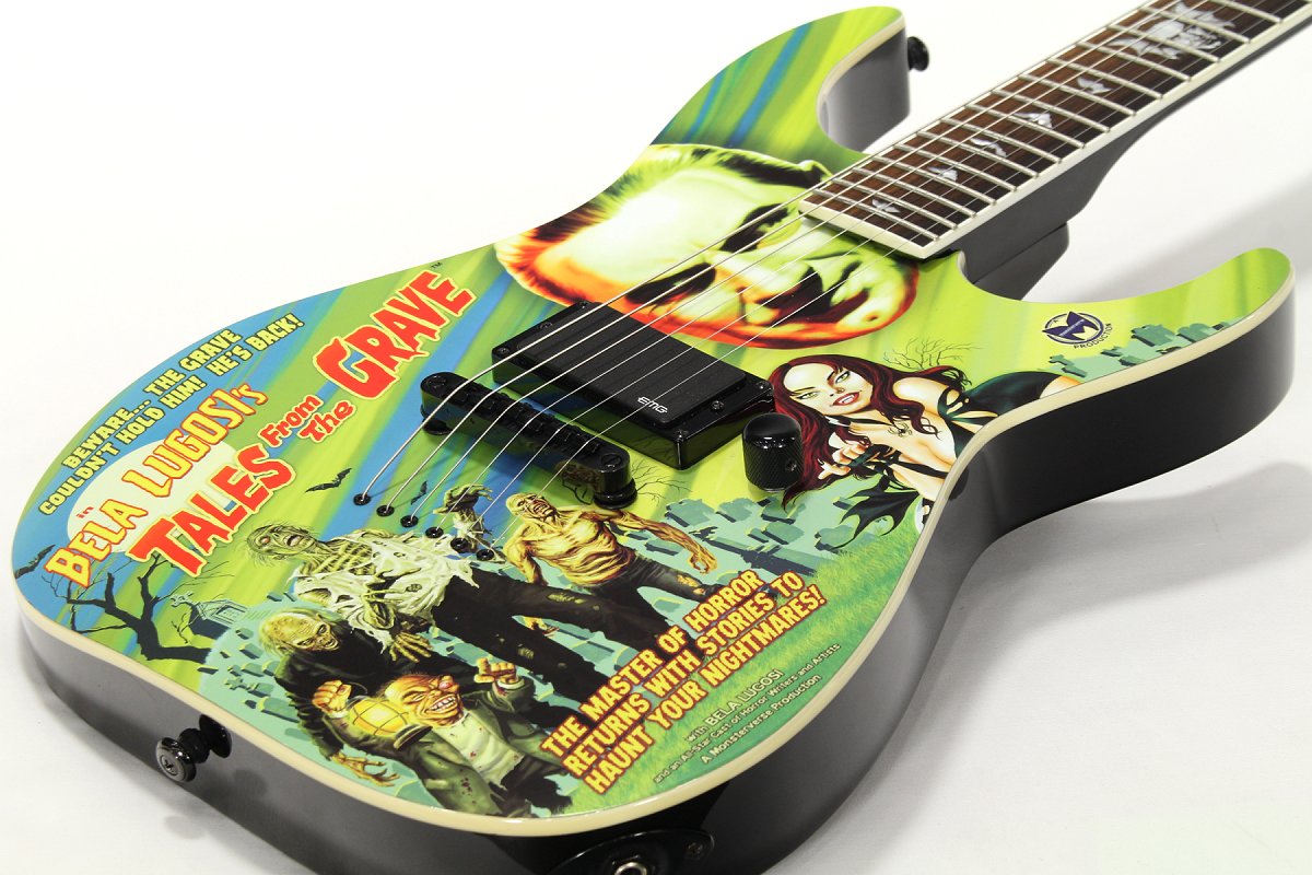 Used ESP LTD / LABELAGRAVE Bela Lugosi Tales from the Grave w / Coffin Case El t