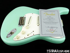 Fender Custom Shop Postmodern Relic Stratocaster LOADED BODY Strat Surf Green