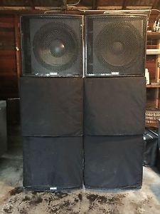 EAW LA118 - 800 Watt @ 8 Ohms Sub Enclosure With Covers (PAIR)