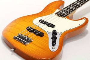 Fender USA Select Jazz Bass Amber Burst/R Electric Bass Guitar Free Shipping