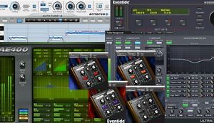 Antares Auto-Tune 7 & 8, Eventide H3000, UltraChannel, McDSP AE400, Moogerfooger