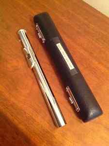 Wm. S. Haynes FLUTE HEAD JOINT Hand made STERLING SILVER w14k SOLID GOLD RISER !