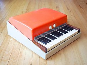 1962 Fender Rhodes Piano Bass Blonde Fiesta Red Pre-CBS Tuned & Voiced Rare!