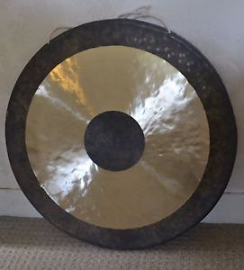 Bronze handcrafted Chau Gong 18", 24" or 38" (Tam Tam) with mallet