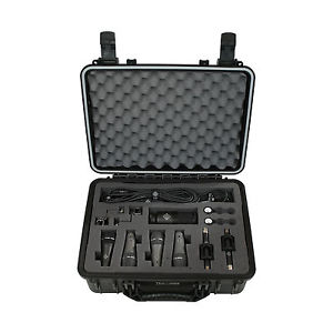 Telefunken DC7 drum mic package w/ H20 tight case: M82,M80/M81-SH,M60 ovrhd pair