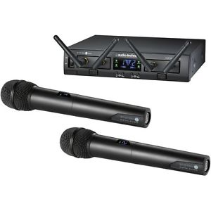 AUDIO-TECHNICA ATW-1322 SYSTEM 10 PRO RACK-MOUNT DIGITAL DUAL HANDHELD MIC SYSTE