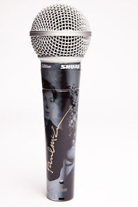 Shure PAUL McCARTNEY Signed Limited Edition SM58® Microphone Serial Number 001