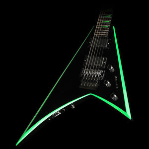 Jackson X Series Rhoads RRX24 Electric Guitar Black with Green Bevels