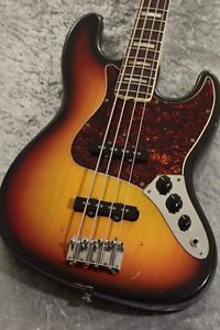 Fender 1972 Jazz Bass -3 Tone Sunburst Electric Bass Guitar Free Shipping