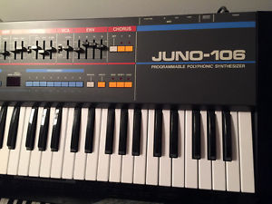 Roland Juno-106 Synthesizer Keyboard KIWI-106 UPGRADE! Fully serviced ORIG OWNER