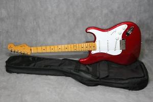 1990 Fender Japan Stratocaster ST57-70 RE/F-TECH Modified Red Free Shipping