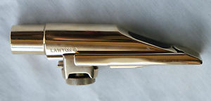 Lawton Gold plated tenor sax mouthpiece