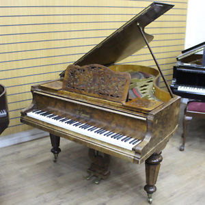 Eggena Burr Walnut Baby Grand Piano By Sherwood Phoenix