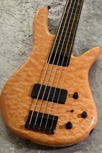 Zon Sonus 5/1 Fretless -Quilt Maple top Electric Bass Guitar Free Shipping
