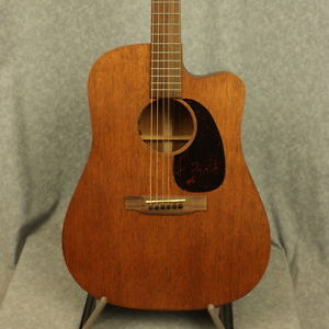 Martin DC-15ME Mahogany Dreadnought Acoustic/Electric Guitar w/ Hard Shell Case