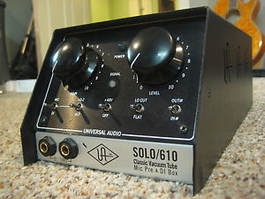 Universal Audio Solo 610 - Classic Vacuum Tube Mic Pre