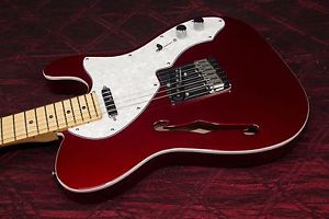 Fender Deluxe Thinline Telecaster Maple Fingerboard Candy Apple Red 030613