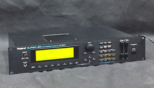 Used Roland SUPER JD Synthesizer Module JD-990 EMS Free tracking ship