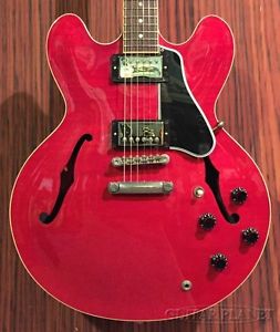 Gibson Memphis: Electric Guitar ES-335 Dot Figured Faded Cherry 2014's- USED