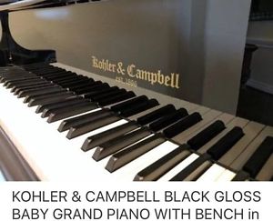 Kohlrabi & Campbell baby grand piano